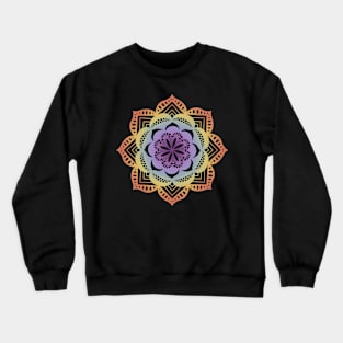 Rainbow Mandala Crewneck Sweatshirt